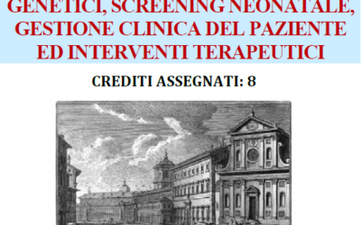 10 NOVEMBRE 2023 ROMA – ATROFIE MUSCOLARI SPINALI: TEST GENETICI, SCREENING NEONATALE, GESTIONE CLINICA DEL PAZIENTE ED INTERVENTI TERAPEUTICI