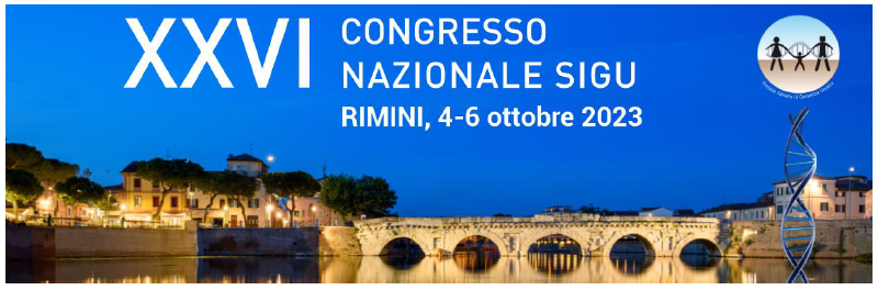 4-6 OTTOBRE 2023 RIMINI – XXVI CONGRESSO NAZIONALE SIGU